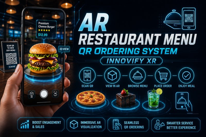I will Build AR Restaurant Menu | 3D Food Visualization App | AR ...