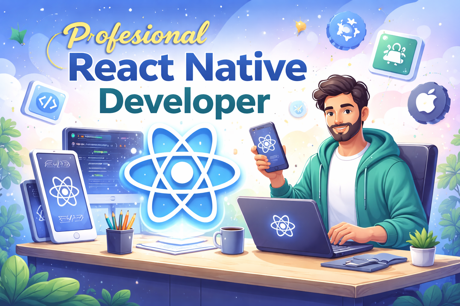 Professional React Native Mobile App Developer for iOS & Android | Sikaty