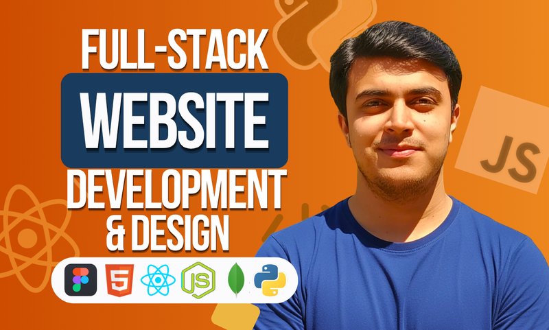 I will design and develop a custom website as a full stack web ...