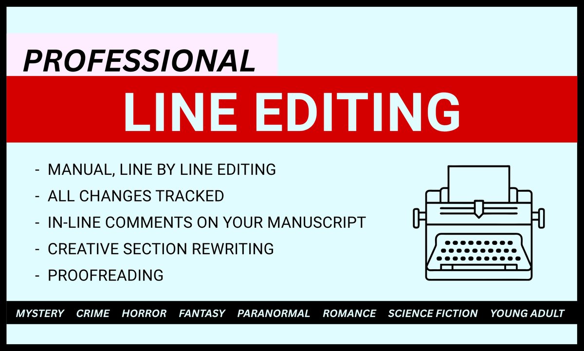 Meticulous Line Editing and Proofreading by Professional Fiction Editor ...